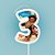 Vela Pick - Moana Nº3 - 13cm - 1 unidade - Disney Original - Rizzo - Imagem 1