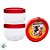 Conjunto Organizador Gire e Trave - Mickey Futebol - Vermelho - 155ml - Disney Original - 1 unidade - Plasútil - Rizzo - Imagem 5