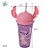 Conjunto Copo com Canudo - Stitch e Angel - Disney Original - 1 unidade - Plasútil - Rizzo - Imagem 3