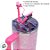 Caneca Térmica com Canudo - Princesas - Rosa - 1,15l - Disney Original - 1 unidade - Zonacriativa - Rizzo - Imagem 2