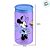Pote de Plástico Organizador - Minnie Mouse - Lilás - 350ml - 1 unidade - Disney Original - Tiba - Imagem 3
