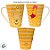 Conjunto Caneca de Plástico Ursinho Pooh - 3 Itens - 1 unidade - Disney Original - Plasútil - Imagem 5