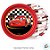 Prato de Papel Redondo - Carros - 18cm - Disney Original - 8 unidades - FestColor - Rizzo - Imagem 2