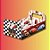 Cesta de Papel Cartão - Carros - 18x5x13cm - Disney Original - 1 unidade - FestColor - Rizzo - Imagem 1