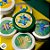 Adesivo Decorativo Redondo - Stitch na Copa - Disney Original - 30 unidades - FestColor - Rizzo - Imagem 4
