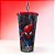 Copo de Plástico com Tampa e Canudo - Homem Aranha - Color - 700ml - 1 unidade - Plasútil - Rizzo - Imagem 1