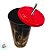 Copo de Plástico com Tampa e Canudo - Homem Aranha - Preto - 700ml - 1 unidade - Plasútil - Rizzo - Imagem 4