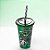 Copo de Plástico com Tampa e Canudo - Vingadores - Verde - 500ml - Disney Original - 1 unidade - Plasútil - Rizzo - Imagem 1