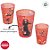 Kit 10 Copos de Plástico Personagens Pixar - Laranja - 320ml - Disney Original  - 1 unidade - Rizzo - Imagem 2