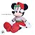 Pelúcia Minnie Mouse de Natal - Verde e Vermelha - 45cm - Disney Original - 1 unidade - Cromus - Rizzo - Imagem 6