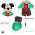 Pelúcia Mickey Mouse de Natal - Verde e Vermelho Xadrez - 35cm - Disney Original - 1 unidade - Cromus - Rizzo - Imagem 2