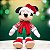 Pelúcia Mickey Mouse de Natal - Verde e Vermelho Cachecol - 45cm - Disney Original - 1 unidade - Cromus - Rizzo - Imagem 1