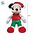 Pelúcia Mickey Mouse de Natal - Verde e Vermelho - 45cm - Disney Original - 1 unidade - Cromus - Rizzo - Imagem 3