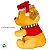 Pelúcia Ursinho Pooh de Natal - 16cm - Disney Original - 1 unidade - Cromus - Rizzo - Imagem 2