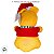 Pelúcia Ursinho Pooh de Natal - 16cm - Disney Original - 1 unidade - Cromus - Rizzo - Imagem 5