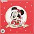 Guardanapo de Papel - Minnie Mouse de Natal - Vermelho - 33x33cm - Disney Original - 20 unidades - Cromus - Rizzo - Imagem 2