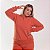 Pijama Feminino Longo Moletinho Felpado Terracota - Imagem 3