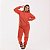 Pijama Feminino Longo Moletinho Felpado Terracota - Imagem 2