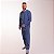Pijama Longo Masculino Azul Buclê - Imagem 1