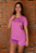 Pijama Feminino Verão Lilás Viscolycra - Imagem 1