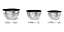 Conjunto com 3 Bowls Tigelas Inox com Tampa Plástica Electrolux - Imagem 9
