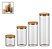 Conjunto 4 Potes Vidro Hermético Com Tampa Bambu Electrolux - Imagem 9