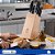 Conjunto de Facas Inox 6 Peças + Bloco de Bambu Electrolux - Imagem 4