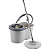 Mop Giratório 6,5l Cesto Inox C/ Refil Menalux Electrolux - Imagem 2