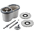 Mop Giratório 6,5l Cesto Inox C/ Refil Menalux Electrolux - Imagem 1