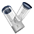 Kit 2 Potes de Vidro para Temperos Frescos e Hortaliças 1,3l Electrolux Original - Imagem 2