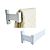 Porta Toalha de Rosto 30 cm (Branco) - Imagem 5