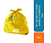 SC. LIXO 40LT C/ 100UN AMARELO COMERCIAL PSK - Imagem 1