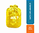 SACO LIXO 40L AMARELO C/100UN - Imagem 1