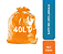 SACO LIXO 40L LARANJA C/100UN - Imagem 1