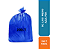 SC. LIXO 200LT C/ 100UN MEDIO AZUL PSK - Imagem 1