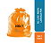 SC. LIXO 200LT C/ 100UN MEDIO LARANJA PSK - Imagem 1