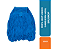 REFIL MOP UMIDO 330GR CABELEIRA AZUL BRUSMOP - Imagem 1
