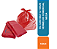 SC. LIXO 60LT C/ 100UN VERMELHO COMERCIAL MEGA - Imagem 1