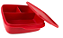 Tupperware Basic Line com Divisórias 550ml Vermelha - Imagem 2