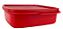 Tupperware Basic Line com Divisórias 550ml Vermelha - Imagem 3
