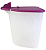 Pote para servir Murano Tupperware 350ml Roxo - Imagem 3
