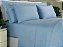 Jogo de Cama Casal 150 fios - Colore Azul R$159,90 - Imagem 2
