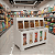 Expositor Dispenser de Ração Pet Box 10 OSSO Com Vidro Branco Cód.511 - Imagem 1