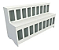 Expositor Dispenser De Ração Pet Box 18 Com Vidro Branco Cód.518 - Imagem 5