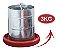 Comedouro Para Aves Galvanizado 3kg para Ração Cód.1113 - Imagem 2