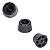 Kit Pezinho Para Chocadeiras e Móveis GP Batente PVC 1/2 Preto - Imagem 1