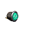 Botão Interruptor Verde 6A - 250V / 10A 125V AC Liga/Desliga - Imagem 2