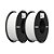 Filamento Creality para Impressoras 3D, 1,75mm, Ender PLA - Kit com 2Kgs - Branco + Branco - Imagem 2