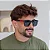 Óculos de Sol Masculino Dommus Joseph Quadrado Vermelho e Branco - Imagem 3