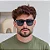Óculos de Sol Masculino Dommus Joseph Quadrado Vermelho e Branco - Imagem 5